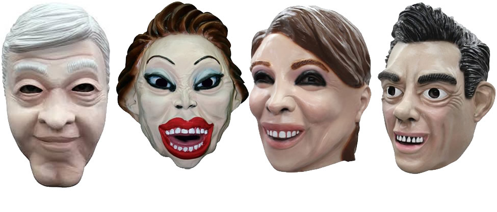 10 máscaras de políticos para Hallowen