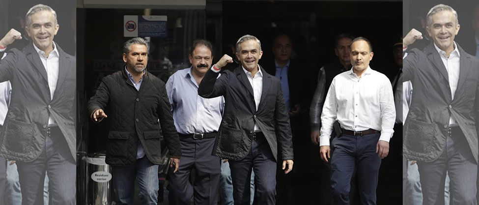 Miguel Ángel Mancera sale del hospital