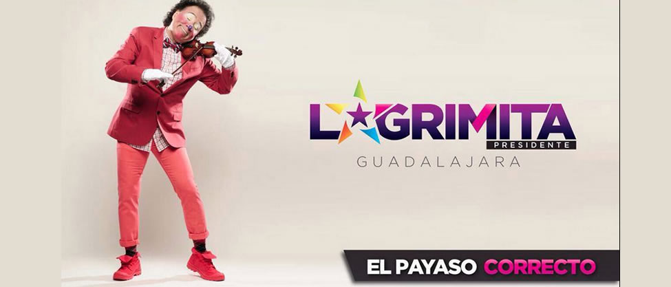 ‘Lagrimita’ el payaso que busca ser político [VIDEO]