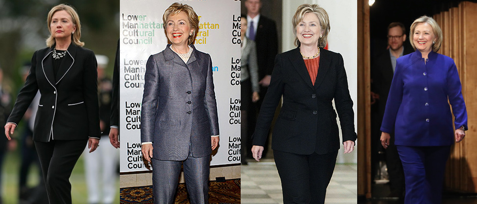 Hillary Clinton, una candidata a la traje sastre