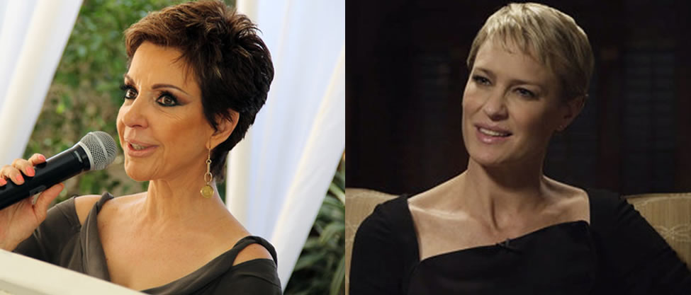 Marta Sahagún le copia el look a Claire Underwood