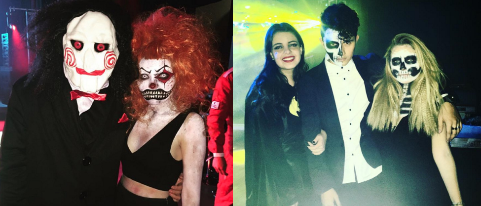 Así festejaron Hallowen Sofía y Fernanda Castro