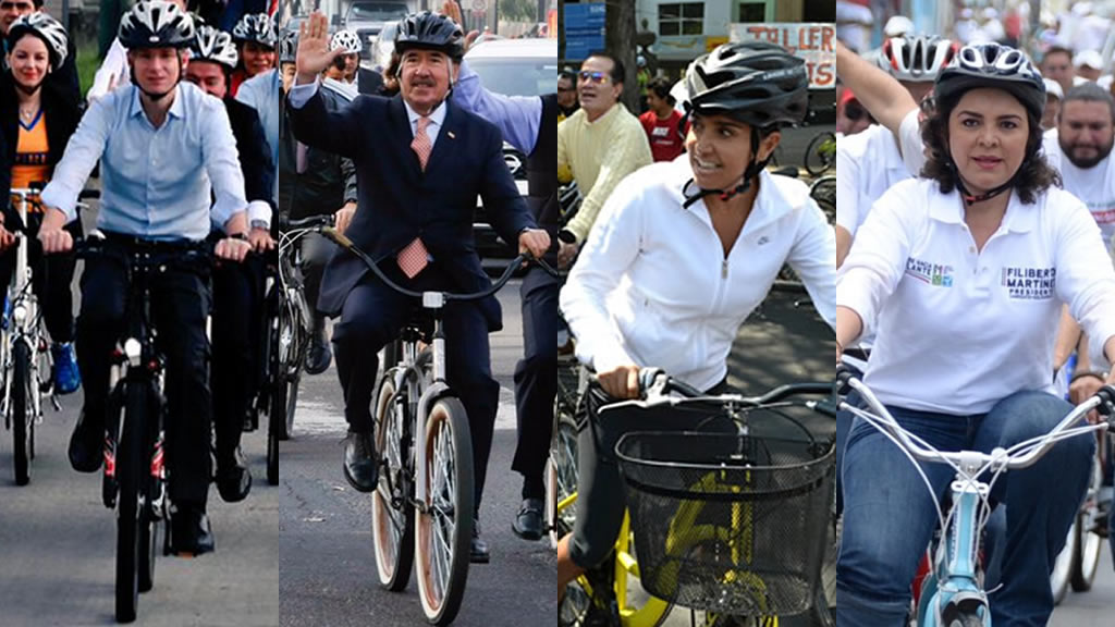 Políticos bicicleteros