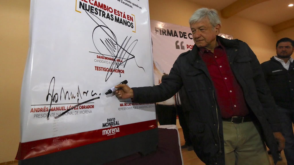 Los secretos de la firma de Andrés Manuel López Obrador