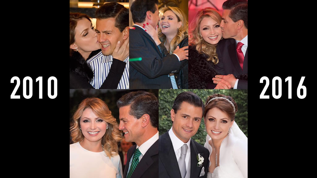 El sexto aniversario de la boda entre Enrique Peña Nieto y Angélica Rivera