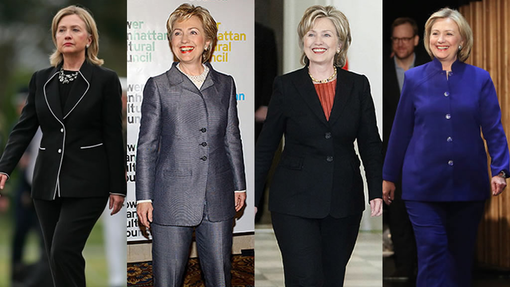 Hillary Clinton, una candidata a la traje sastre