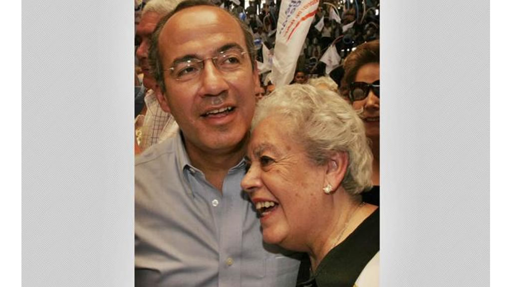 Muere la mamá de Felipe Calderón