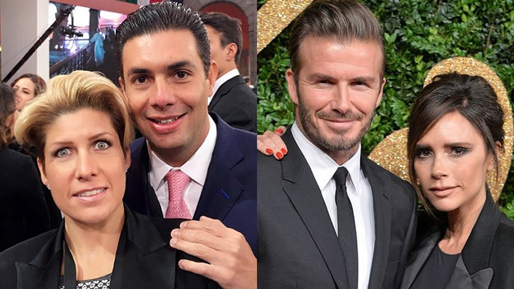 Qué tienen en común la esposa de Jesús Sesma y la de David Beckham