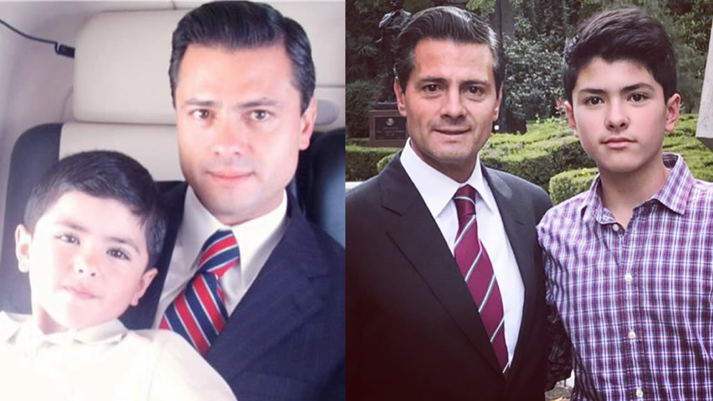 Peña Nieto festeja a su hijo Diego