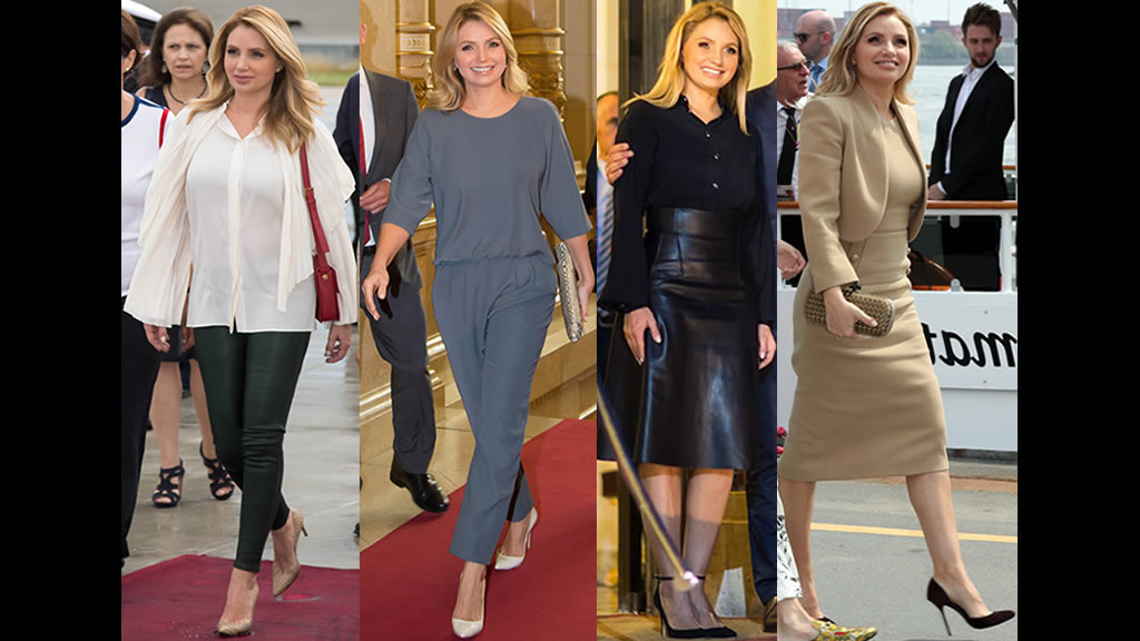 Los outfits de Angélica Rivera en el G20 2017