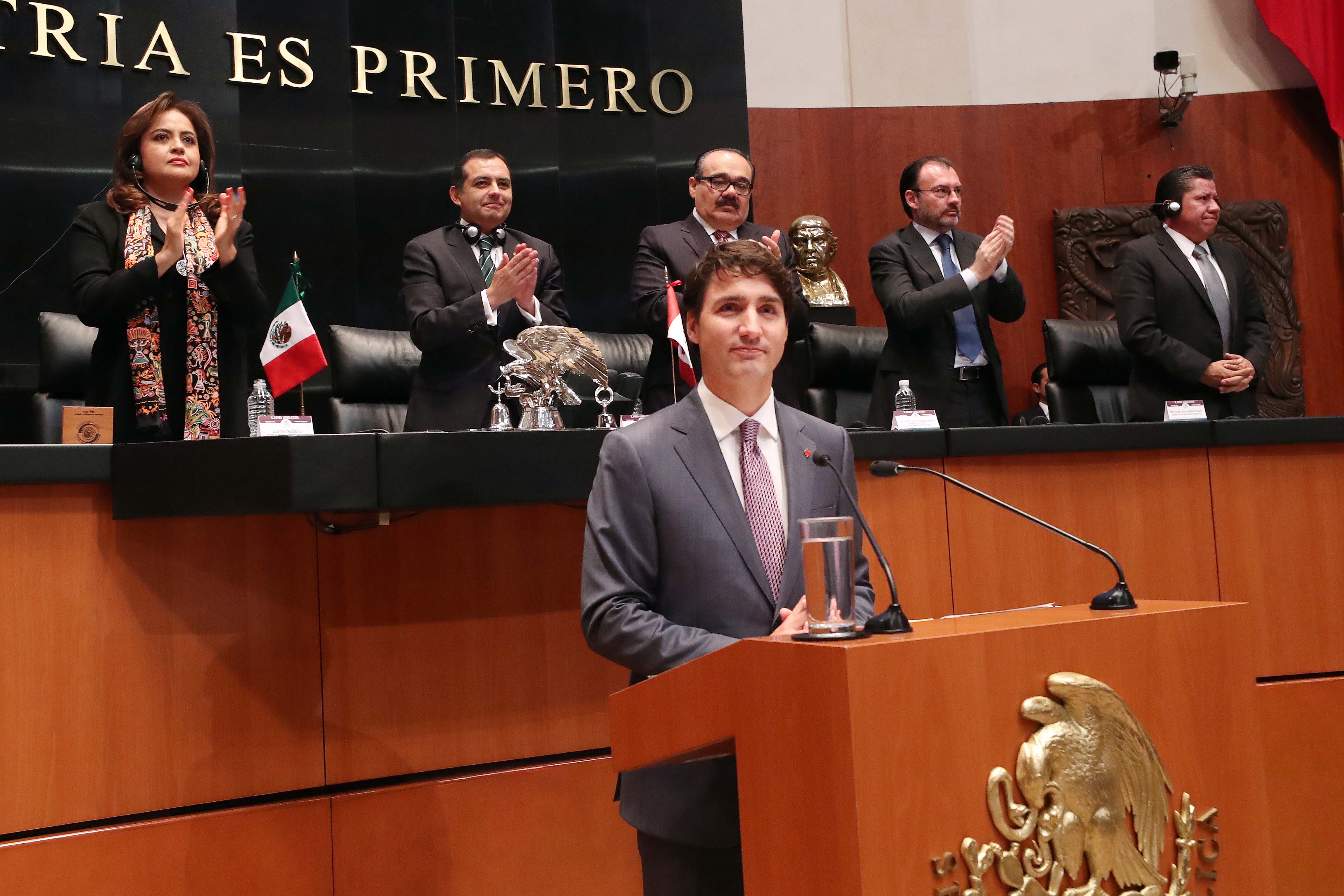 Trudeau en el Senado 7