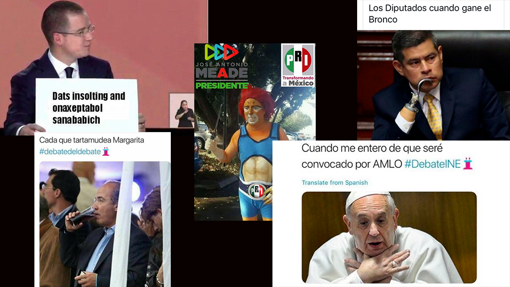 Los 20 mejores memes del Primer Debate Presidencial 2018