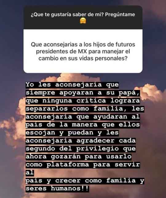 Paulina Pena manda mensaje 4