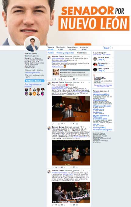 Samuel Garcia el narciso del Senado 4