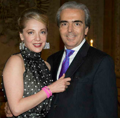 Edith González y Santiago Creel