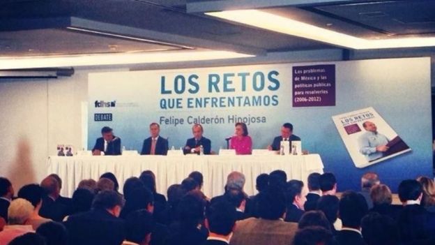 Felipe Calderon estrena libro 