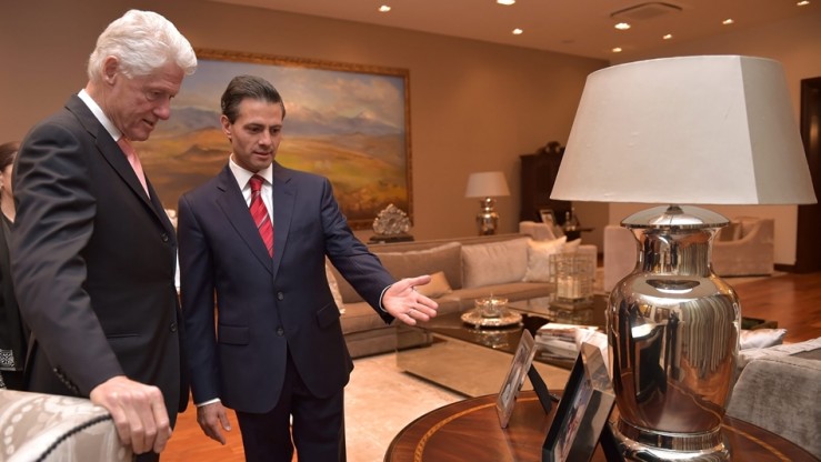 Peña Nieto mostró a Clinton la Casa Miguel Alemán / FOTO: presidencia.gob.mx