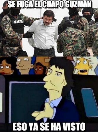 La fuga de El Chapo en memes